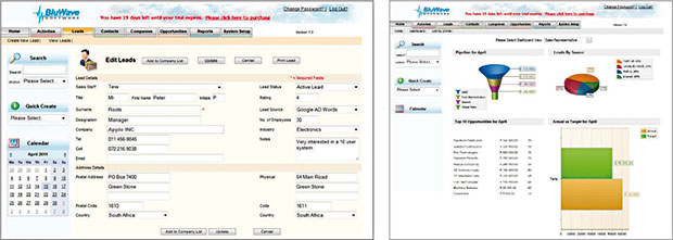 BluWave Performance Dashboard